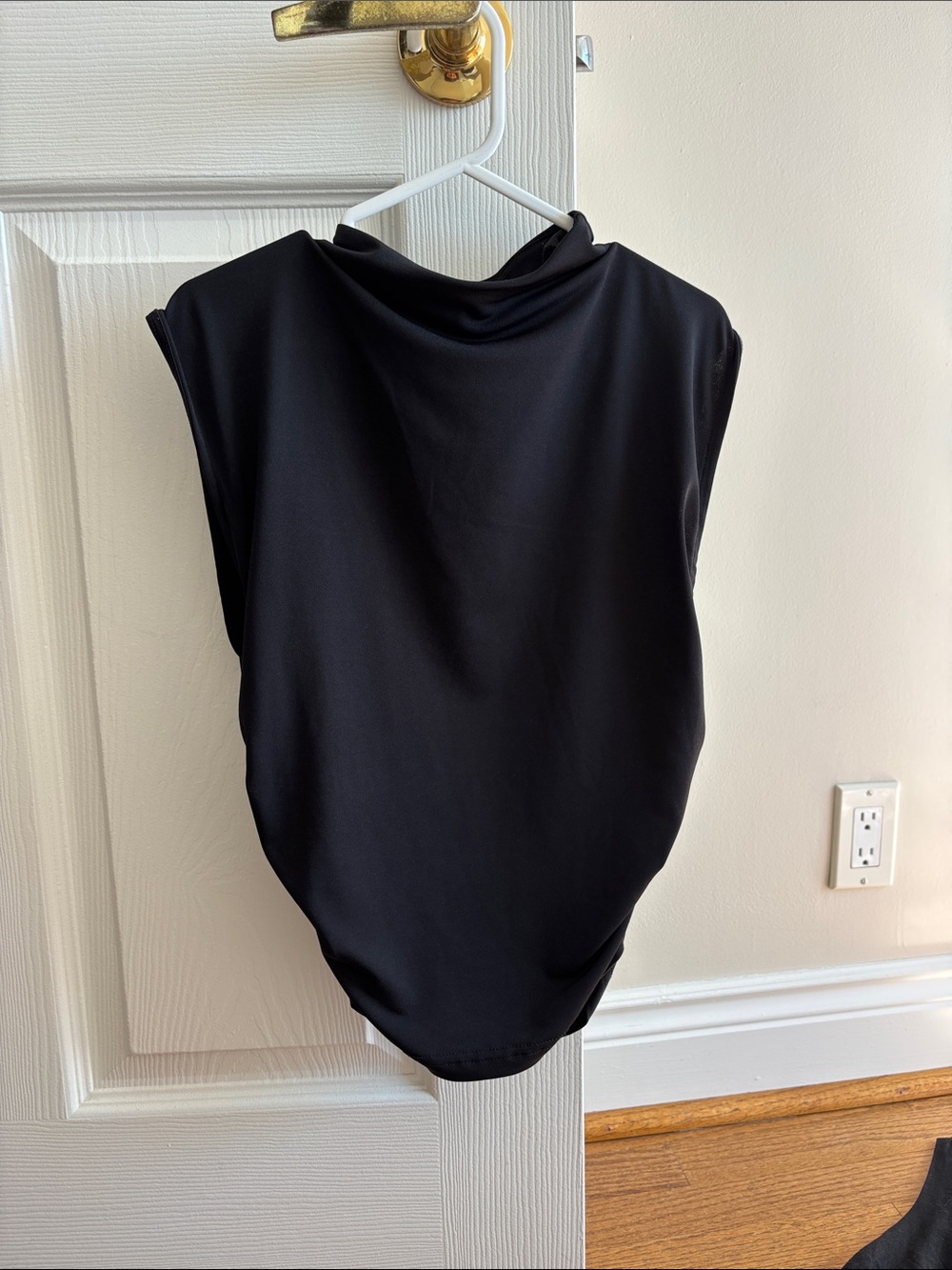 H&M Black Sleeveless Mock Neck Tank